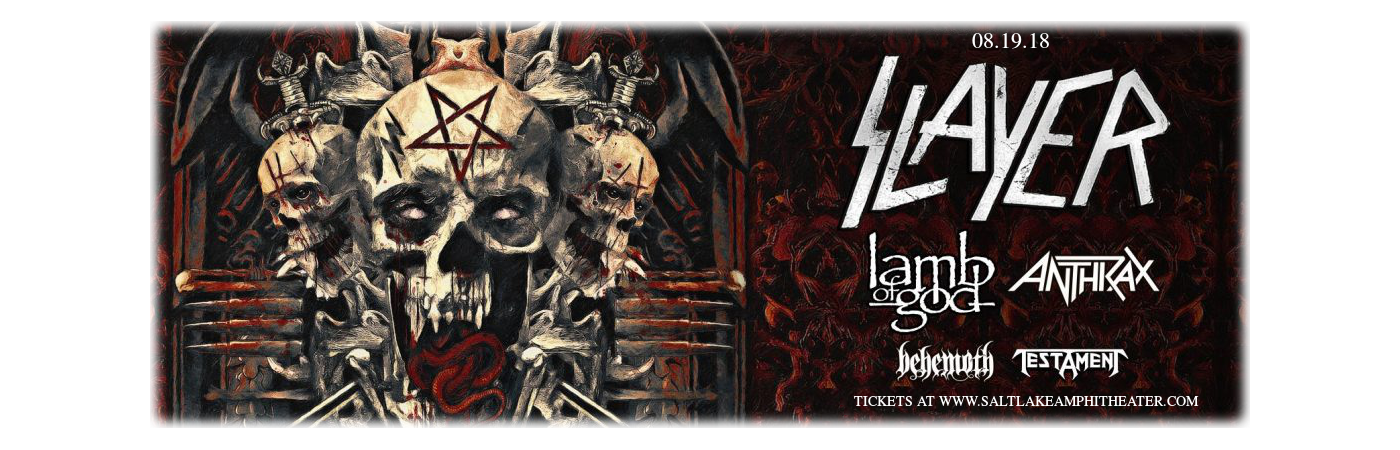 Slayer, Lamb of God & Anthrax at USANA Amphitheater