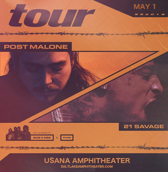 Post Malone at USANA Amphitheater