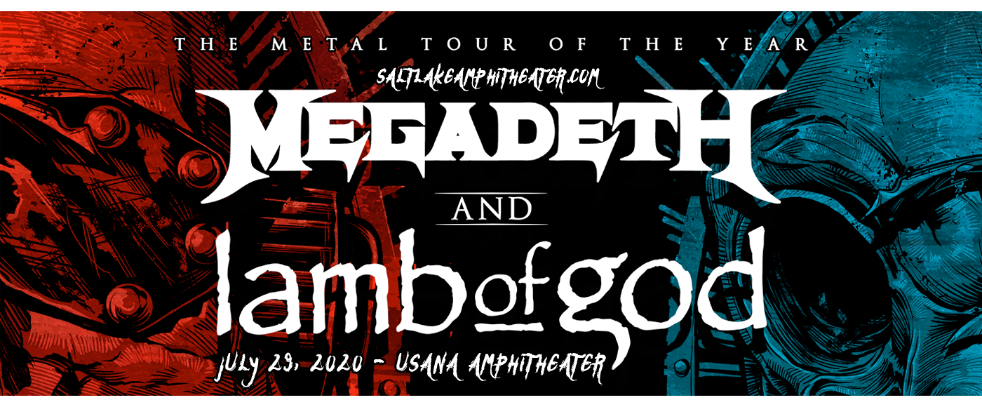 Megadeth & Lamb of God at USANA Amphitheater tickets Megadeth & Lamb of God at USANA Amphitheater