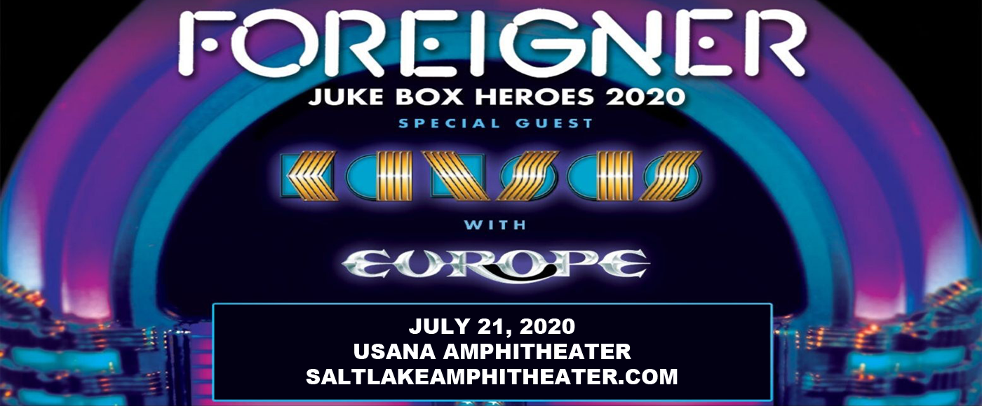 Foreigner, Kansas & Europe [CANCELLED] at USANA Amphitheater