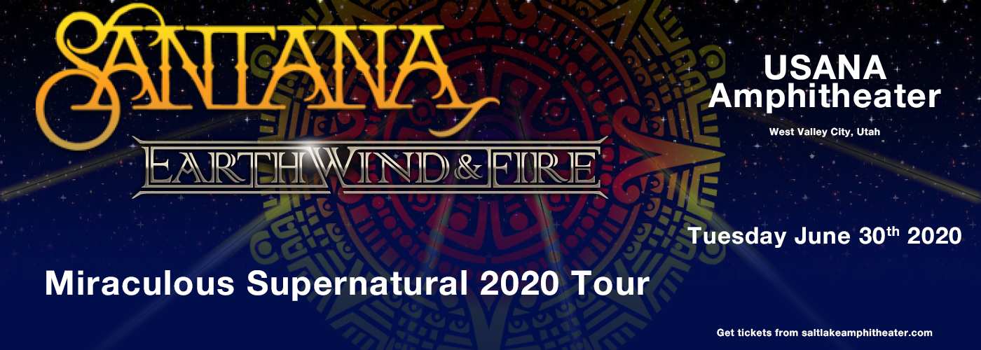Santana & Earth, Wind and Fire at USANA Amphitheater