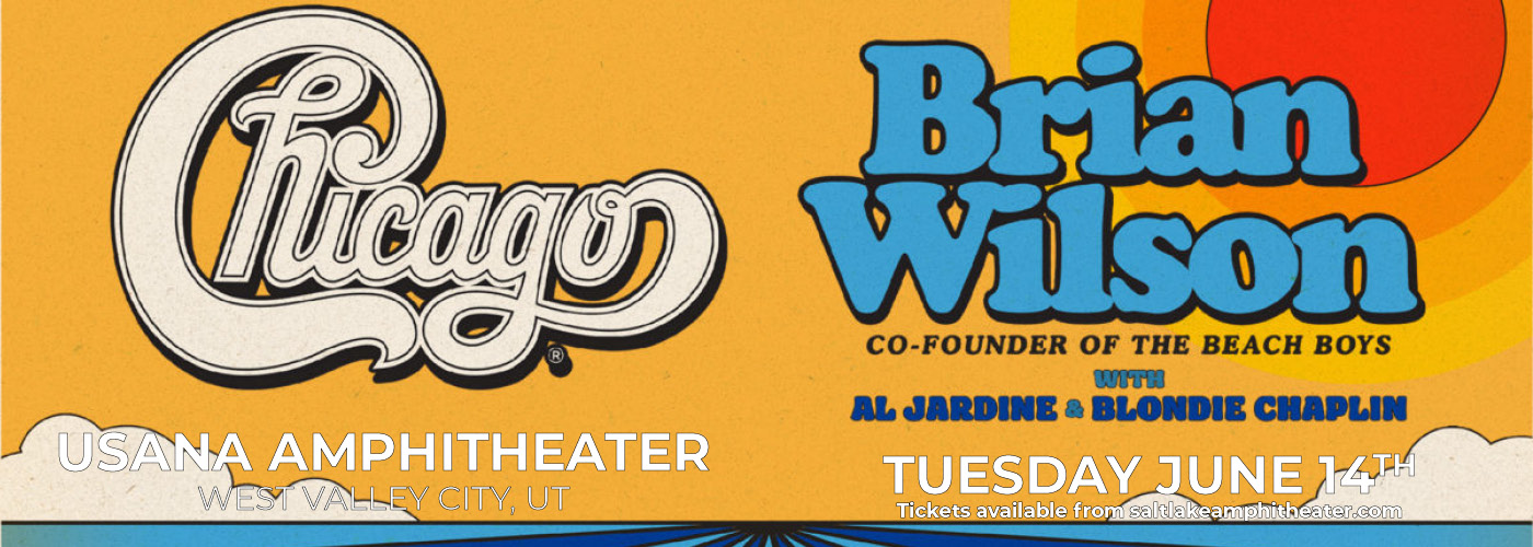 Chicago - The Band, Brian Wilson, Al Jardine & Blondie Chaplin at USANA Amphitheater