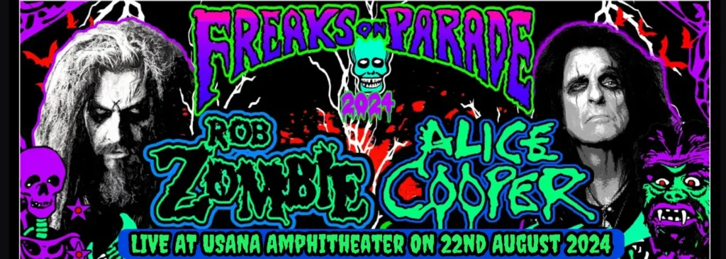 Rob Zombie & Alice Cooper at Utah First Credit Union Amphitheatre