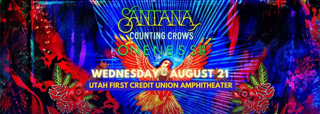 Santana & Counting Crows at Utah First Credit Union Amphitheatre