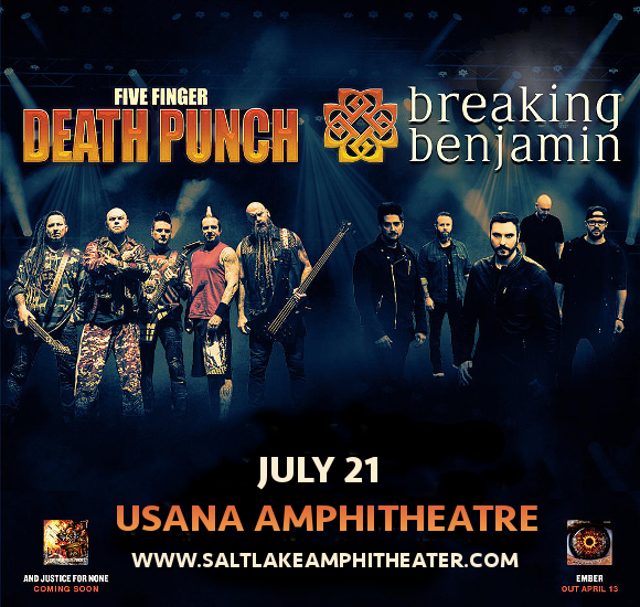 Five Finger Death Punch & Breaking Benjamin at USANA Amphitheater