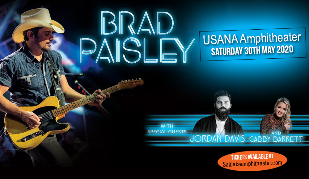 Brad Paisley, Jordan Davis & Gabby Barrett [CANCELLED] at USANA Amphitheater