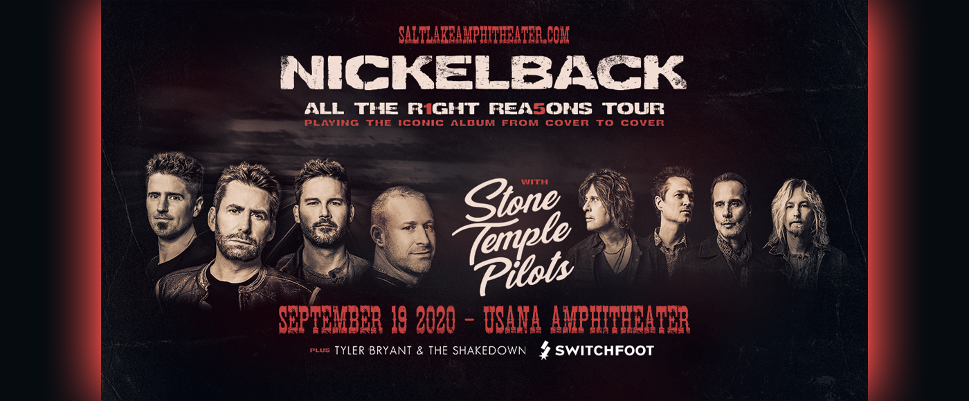 Nickelback, Stone Temple Pilots & Switchfoot [CANCELLED] at USANA Amphitheater