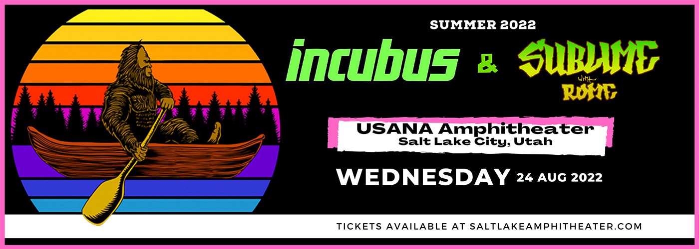 Incubus & Sublime With Rome at USANA Amphitheater